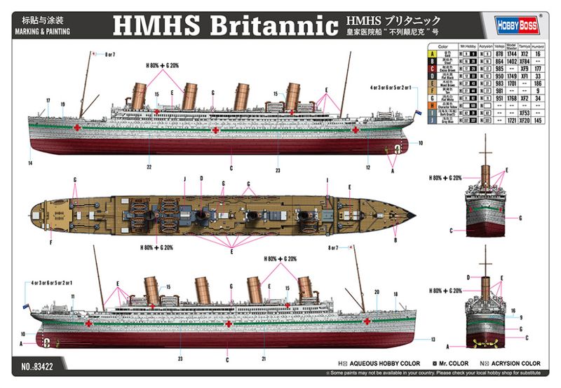 1/700 HMHS Britannic