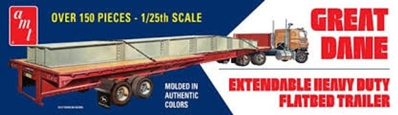GREAT DANE EXTENDABLE FIAT BED TRAILER SKALA 1:25