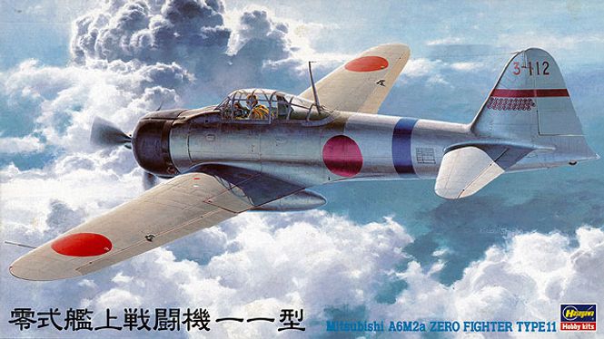 Huvudbild 1/48 Mitsubishi A6M2a Zero Type11(19142)