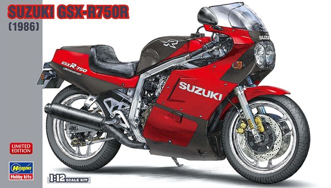 Bild på SUZUKI GSX-R750R. SKALA 1/12