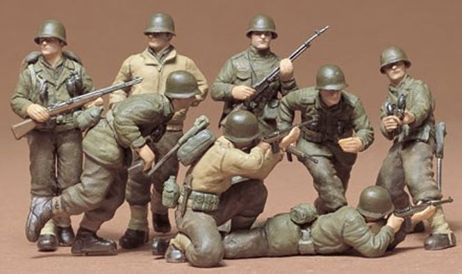 Huvudbild US INFANTRY (WEST EUROPEAN FRONT) 8 FIGURER. ...