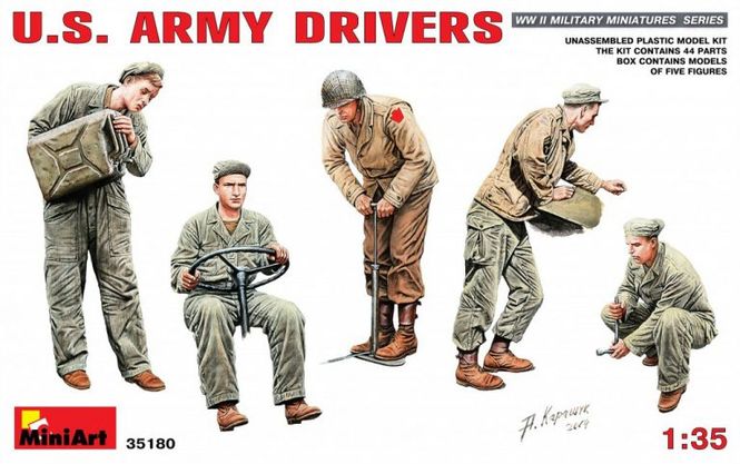 Huvudbild US Army kørere WW2 1/35 