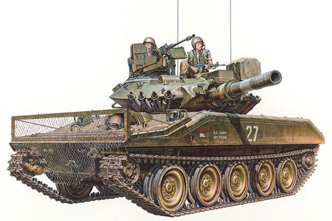 Huvudbild US AIRBORN TANK M551 SHERIDAN (VIETNAM WAR) INKL. ...