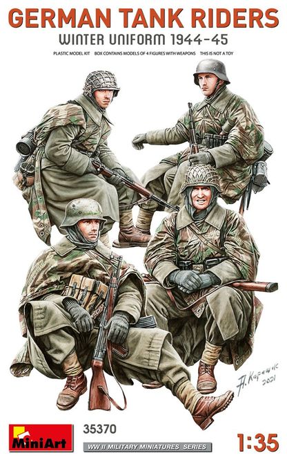 Huvudbild MiniArt Tyske tank personale 44-45 vinteruniform ...