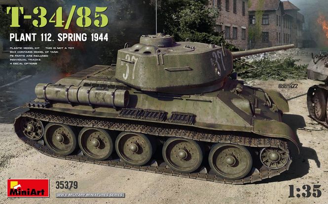 Huvudbild T-34-85 Plant 112 Spring 1944 1/35 