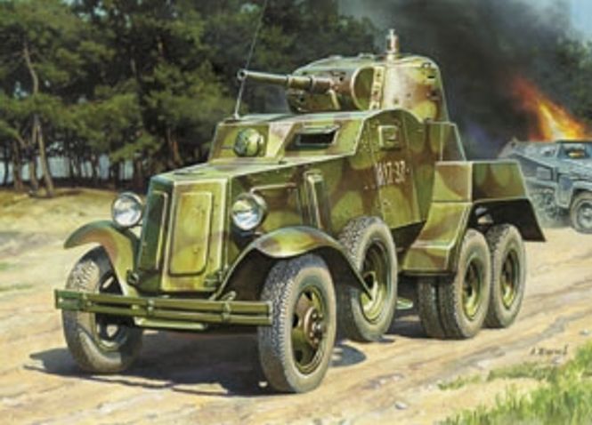 Huvudbild SOVIET ARMORED CAR BA-10 (PANSARBIL M31F) SKALA ...