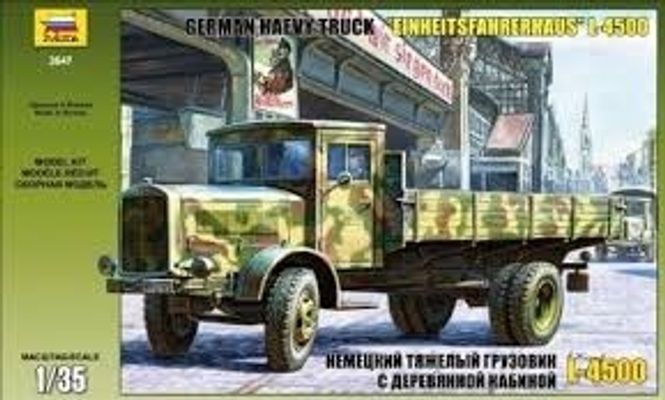 Huvudbild L4500 TRUCK EINHEITSFAHRERHAUS. SKALA 1/35