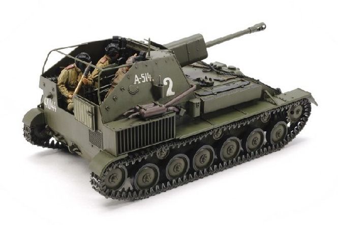Huvudbild RUSSIAN SELF PROPELLED GUN SU-76M MED 3 FIGURER. ...