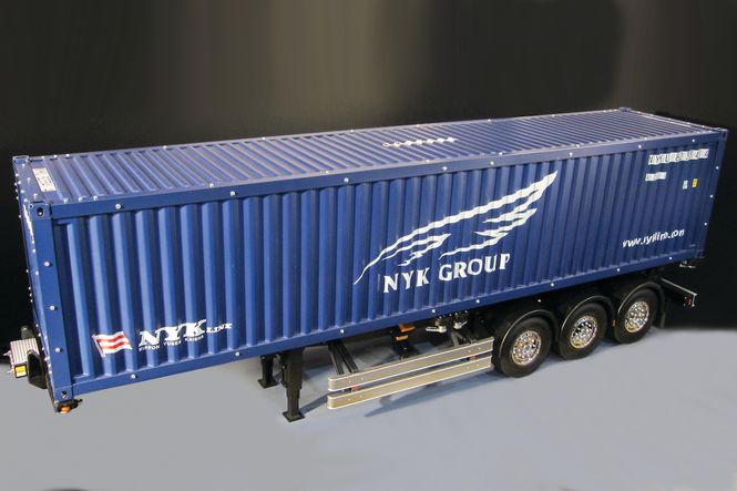 Huvudbild TAMIYA 1/14 NYK 40ft Container Semi-Trailer