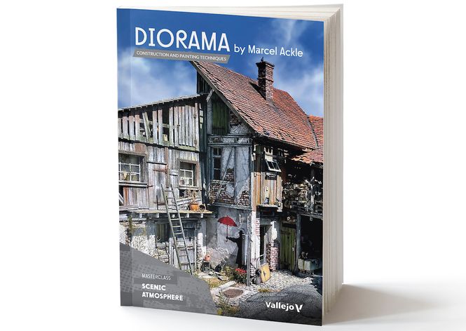 Huvudbild Vallejo Book: Diorama by Marcel Ackle 184 pages