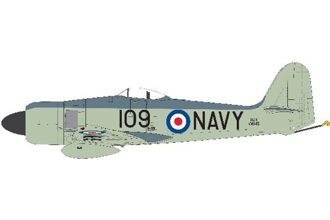 Huvudbild HAWKER SEA FURY FB.11. 122 DELAR. 231X244 mm. ...