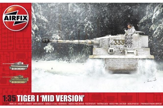 Huvudbild 1942 GERMAN TIGER-1 MID. VERSION.241X102 mm. NIVÅ ...