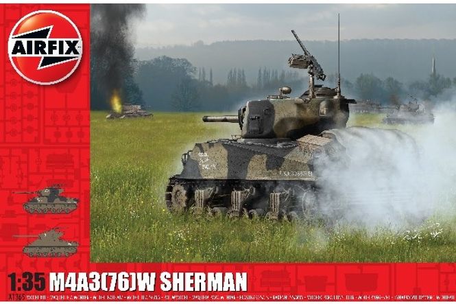Huvudbild USA. M4A3(76)W SHERMAN. 171X80 mm. NIVÅ 3 AV 4. ...
