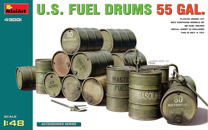 Huvudbild  U.S. brændstof dunke 55 gal. 1/48 