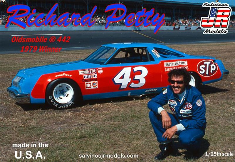 1979 OLDMOBIL 442, RICHARD PETTY #43. SKALA 1/25