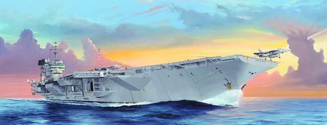 Huvudbild USS KITTY HAWK CV-63 SKALA 1:350