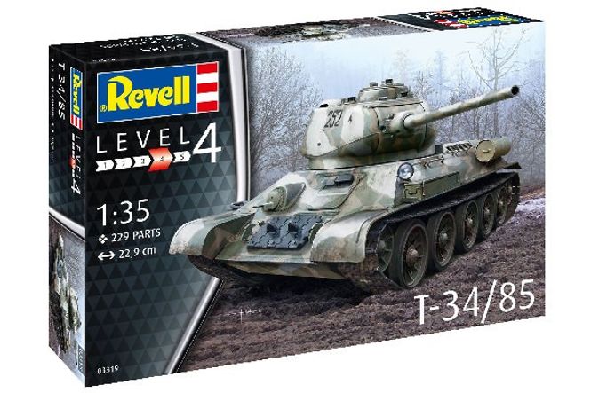 Huvudbild RYSK T34/85. SKALA 1/35