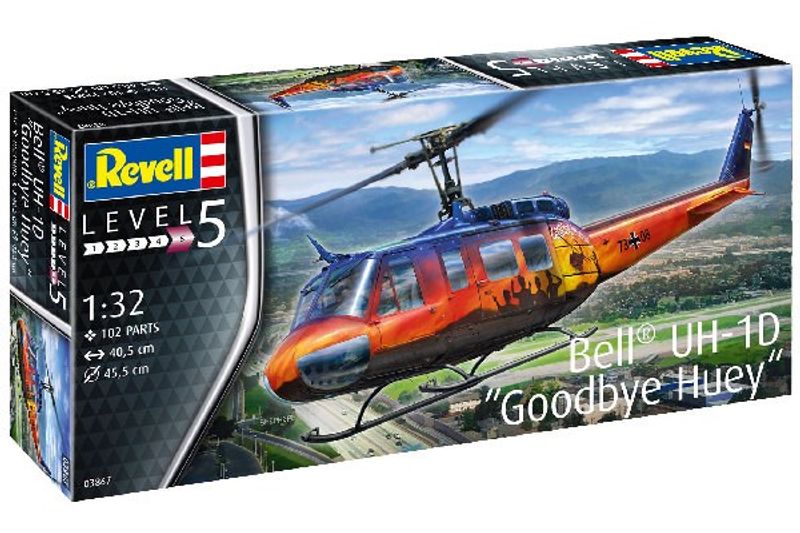 BELL UH-1D GOODBYE HUEY. SKALA 1/32