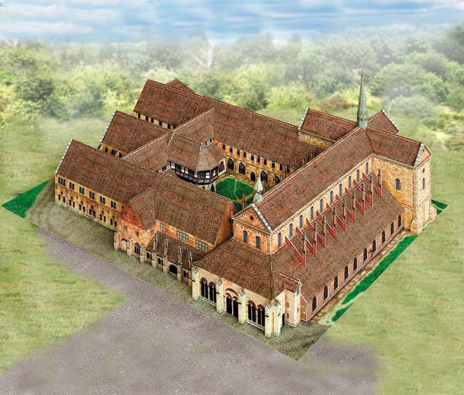 Huvudbild KLOSTER MAULBRONN. SKALA 1/300