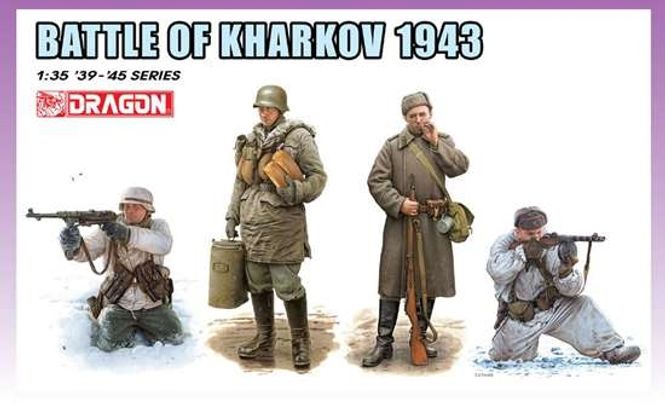 Huvudbild BATTLE OF KHARKOV 1943 (4 ST. FIGURER) SKALA 1/35