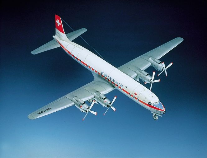 Huvudbild DOUGLAS DC-7C SEVEN SEAS. SKALA 1/50