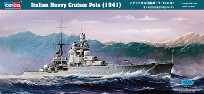 Huvudbild ITALIAN HEAVY CRUISER POLA (1941) SKALA 1:350