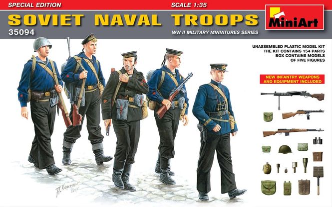 Huvudbild Sovjettiske flåde tropper, special udgivelse 1/35