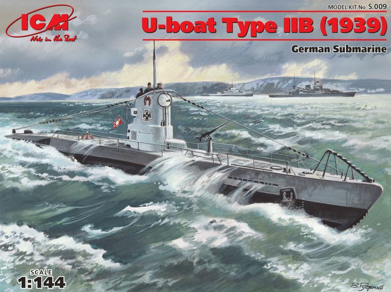 1/144 U-Boat Type IIB (1939), German Submarine