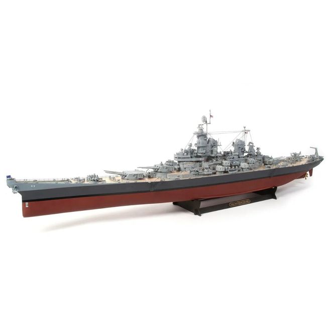 Huvudbild USS MISSOURI(BB-63) TRÄBYGGSATS I SKALA 1/200
