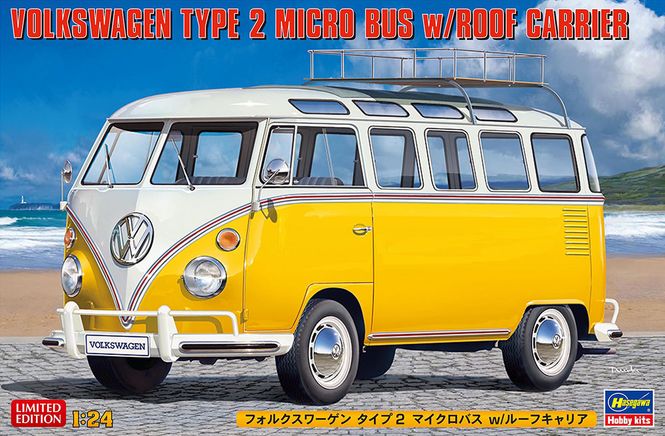 Huvudbild 1/24 Volkswagen Type 2 with roof carrier