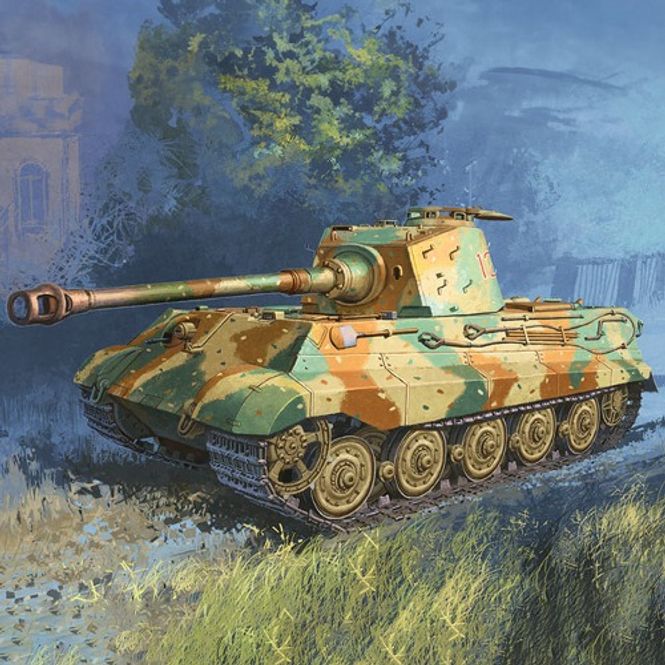 Bild på Academy Tysk King Tiger Henschel Turret 1/72 