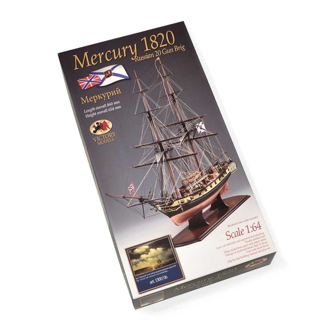 Huvudbild Mercury - Russian Brig TRÄBYGGSATS