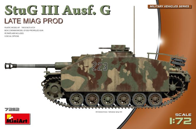 Huvudbild 1/72 StuG III Ausf. G Late Miag Prod
