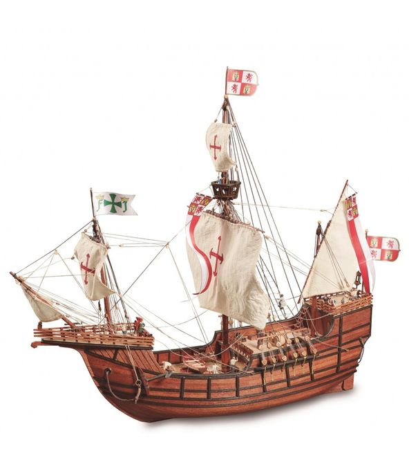 Huvudbild SANTA MARIA CARAVEL, TRÄBYGGSATS I SKALA 1/65