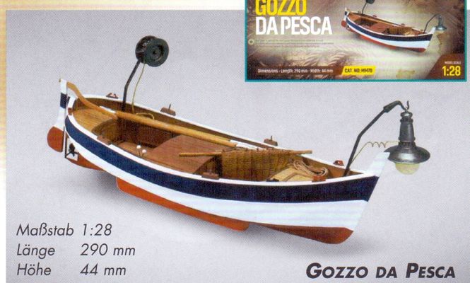 Huvudbild GOZZO SA PESCA. TRÄBYGGSATS MED FÄRDIGFRÄST ...