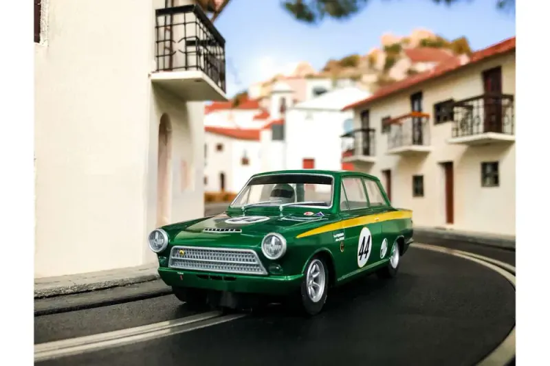 Scalextric Ford Lotus Cortina, Goodwood 2023